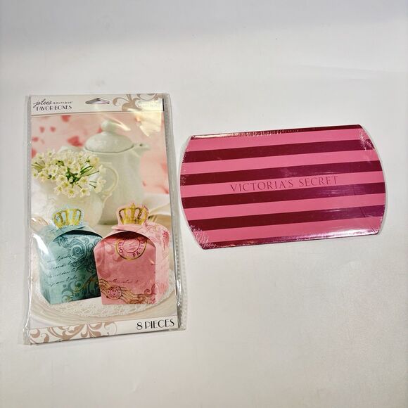 New Decorative Gift Boxes Lot Party Favor Christmas Birthday Holiday Paper - Picture 2 of 7